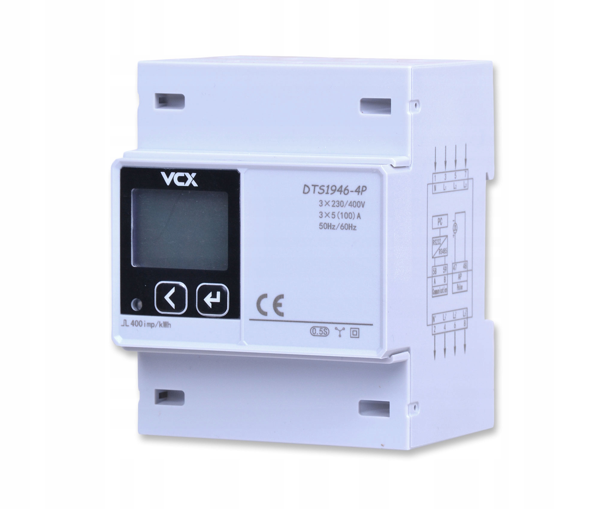 VCX 400 V IP20 5 A čítač